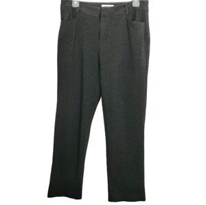NWOT Coldwater Creek Natural Fit Charcoal Gray Black Dress Pants Sz 10